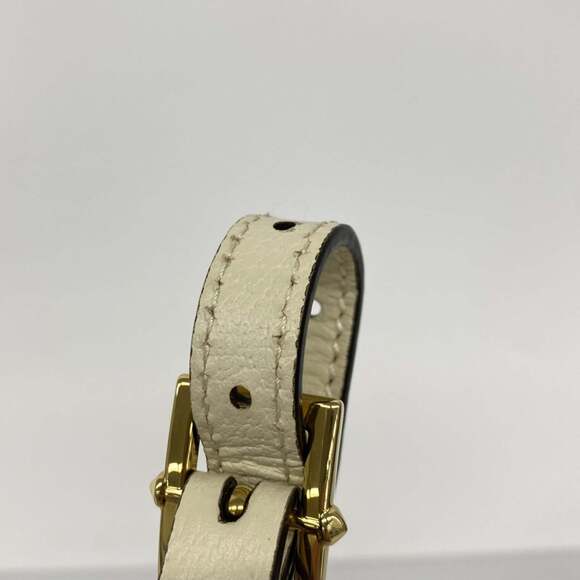 GUCCI White Leather Shoulder Bag - Picture 8 of 11